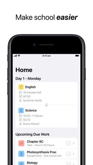 Capturas de tela do Schooly: School Organiser