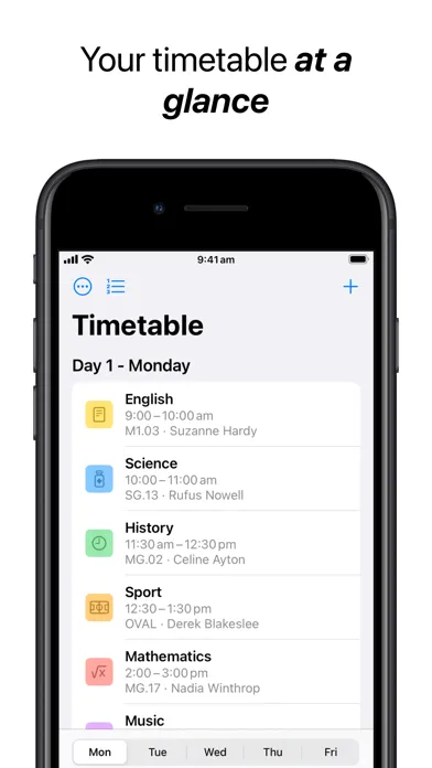 Capturas de tela do Schooly: School Organiser