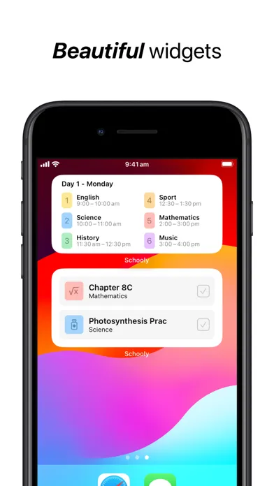 Capturas de tela do Schooly: School Organiser