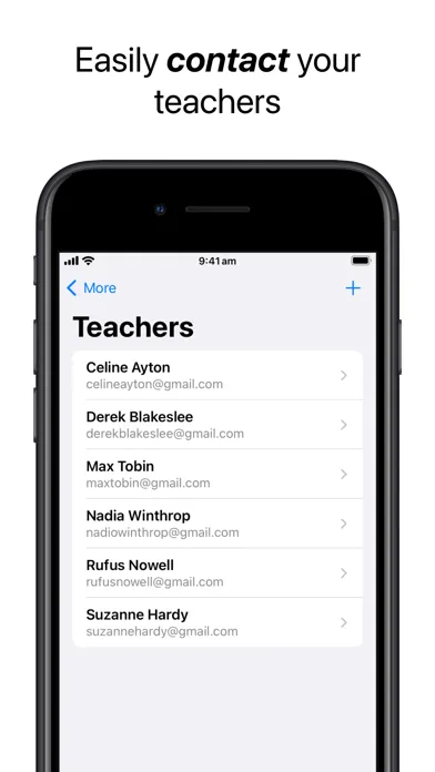 Capturas de tela do Schooly: School Organiser