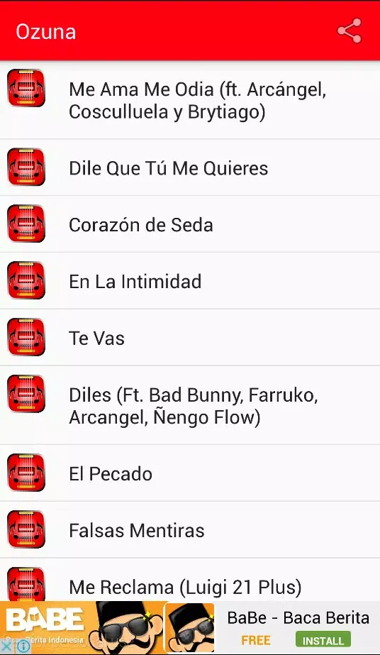 Captures d'écran de Ozuna - Me Ama Me Odia