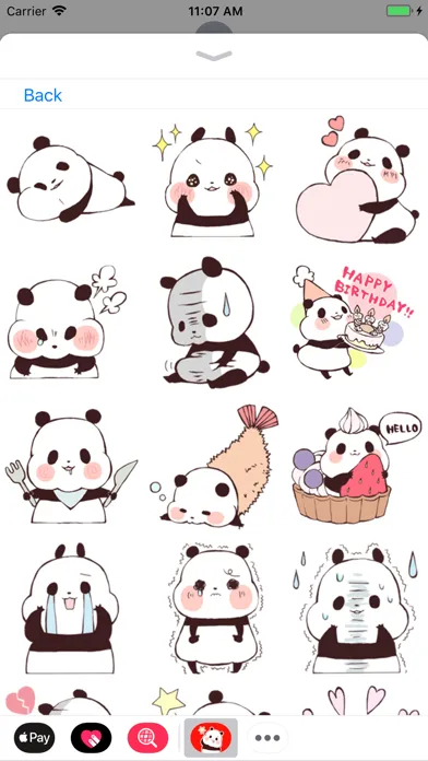Panda Stickers Collection Screenshots