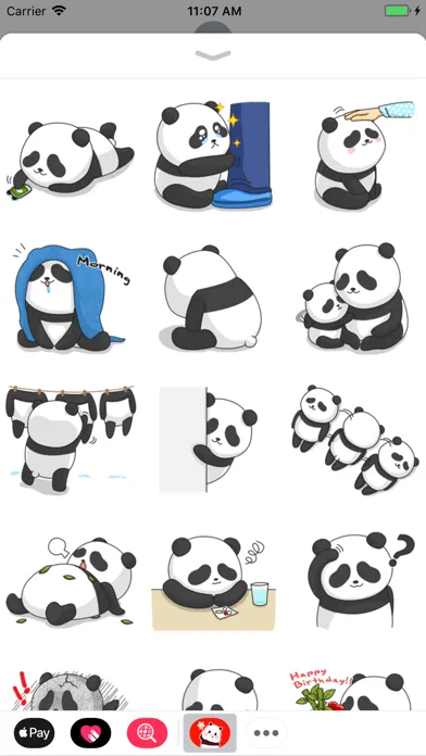 Panda Stickers Collection Screenshots