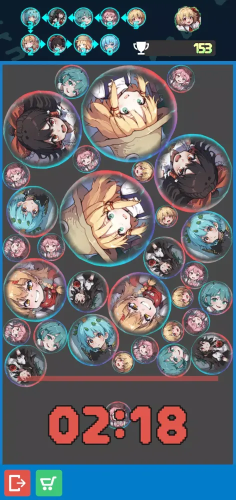 Screenshot di Cirno Bubble Game