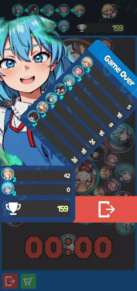 Screenshot di Cirno Bubble Game