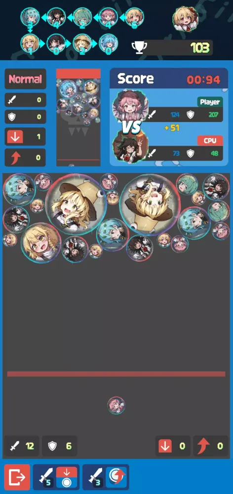 Screenshot di Cirno Bubble Game