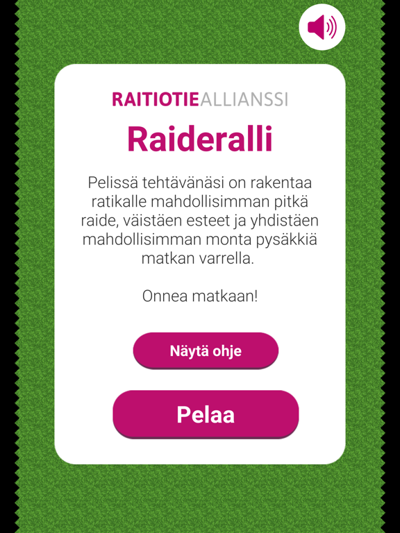 Raideralli iPad  Screenshots