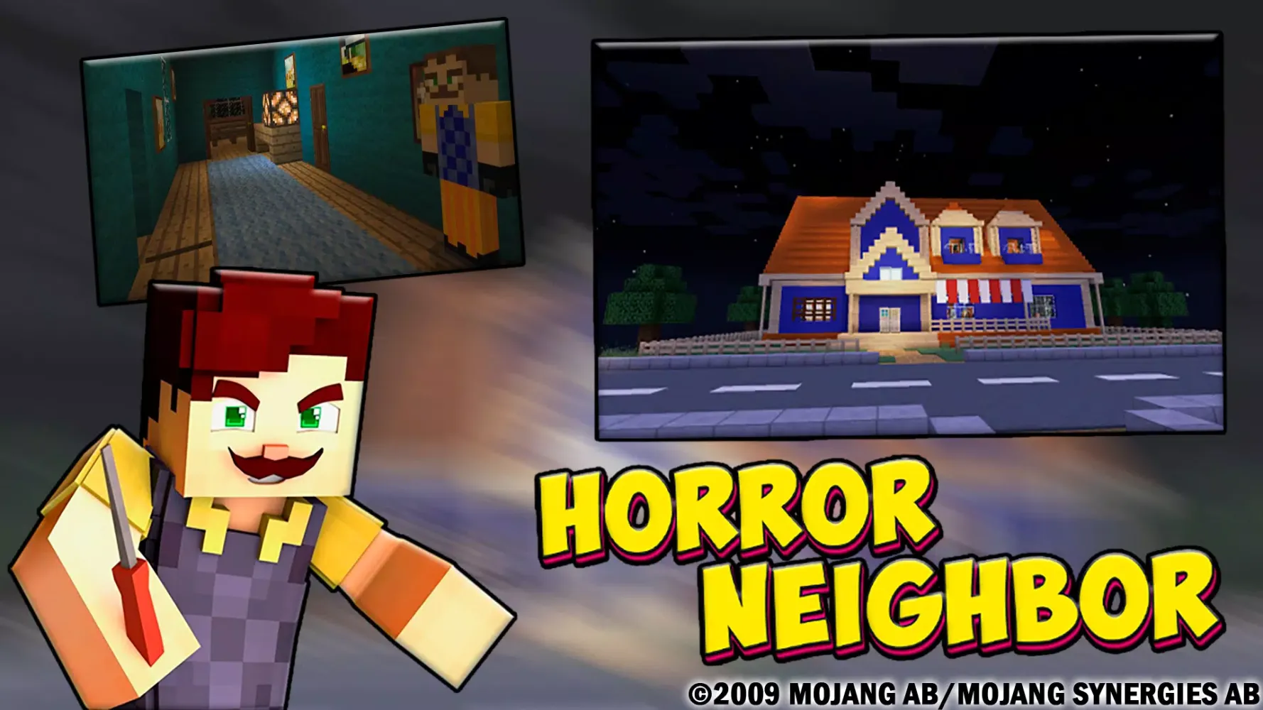 Скриншоты Horror Neighbor Mod