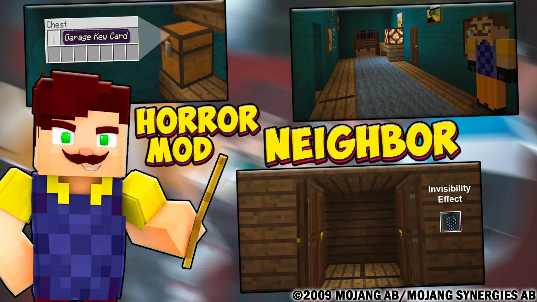Скриншоты Horror Neighbor Mod