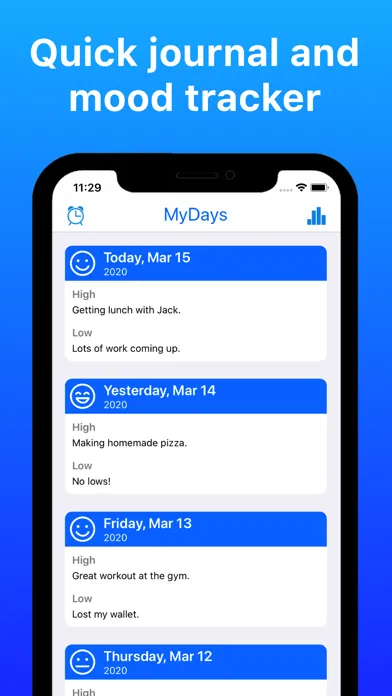 MyDays - The Quick Journal स्क्रीनशॉट