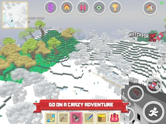 Candy World: Craft & Build iPad  Screenshots