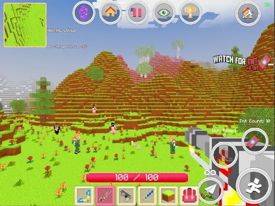 Candy World: Craft & Build iPad  Screenshots