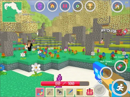 Candy World: Craft & Build iPad  Screenshots