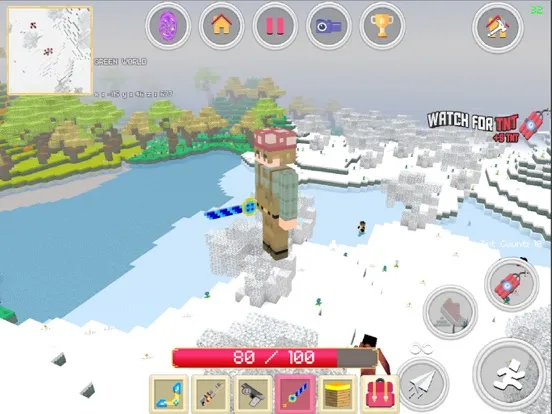Candy World: Craft & Build iPad  Screenshots