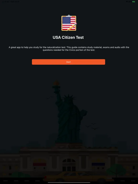 USA Citizen Test iPad  Screenshots