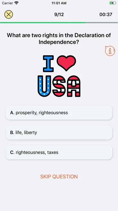 USA Citizen Test Screenshots