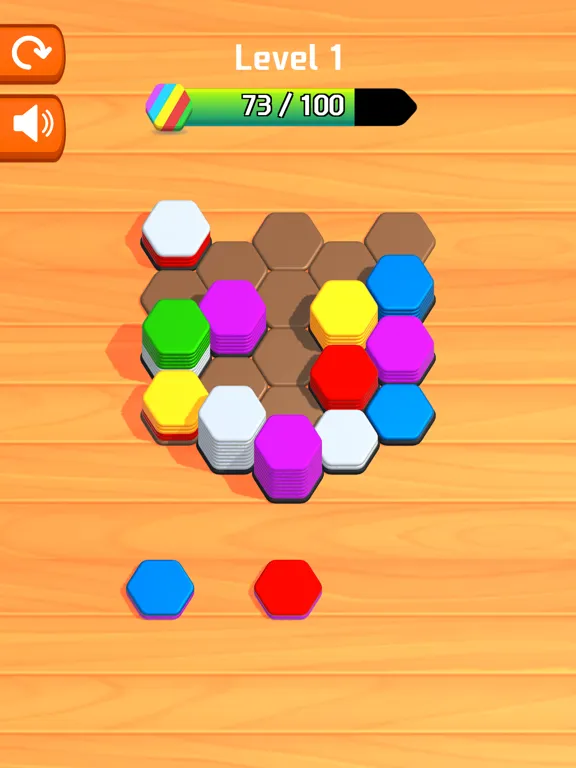 ภาพหน้าจอของ Wood Hexa Puzzle - Color Blast iPad 
