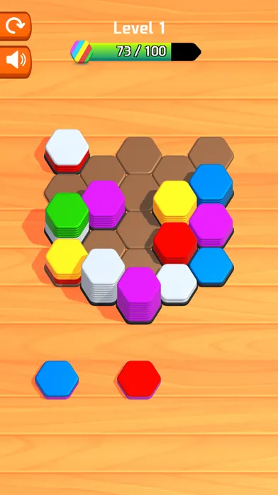 ภาพหน้าจอของ Wood Hexa Puzzle - Color Blast