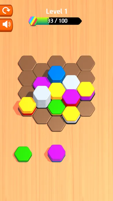 ภาพหน้าจอของ Wood Hexa Puzzle - Color Blast