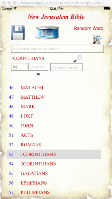 New Jerusalem Bible Screenshots