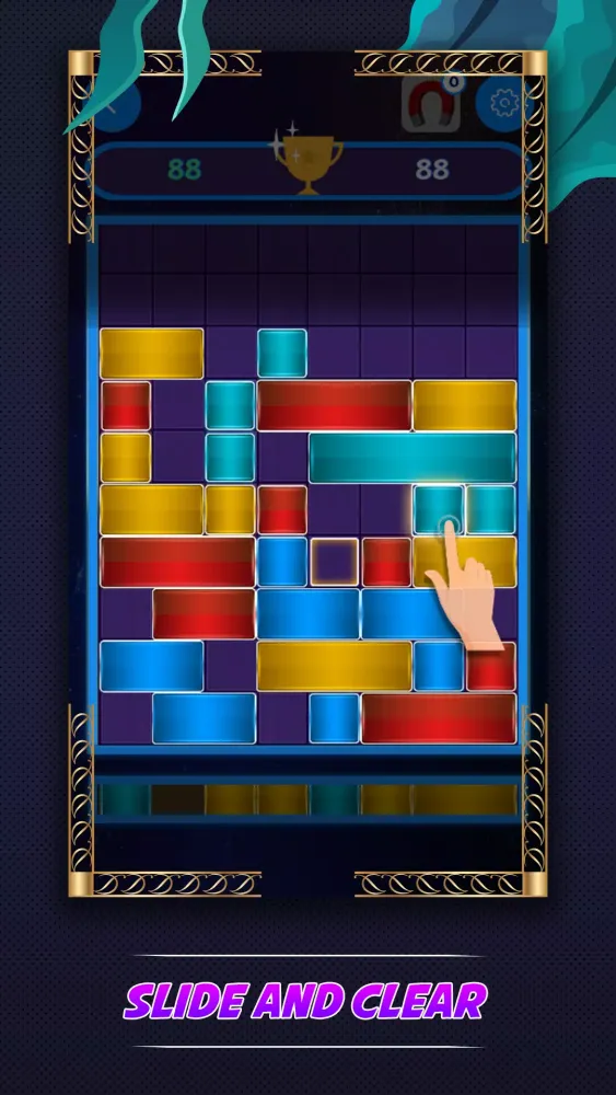 Screenshot di Slide Puzzle Drop Jewels Blast