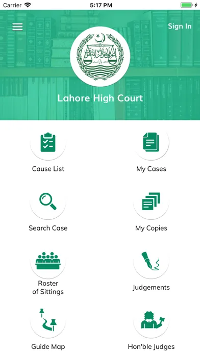 Lahore High Court Ekran Görüntüleri