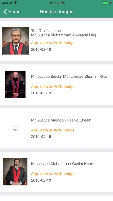 Lahore High Court Ekran Görüntüleri