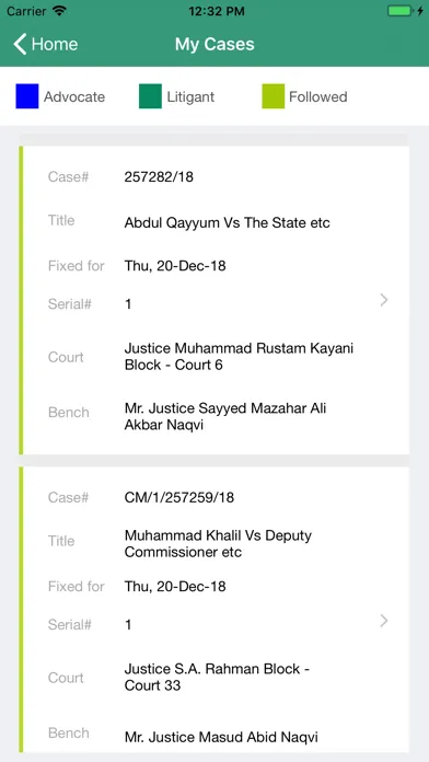 Lahore High Court Ekran Görüntüleri