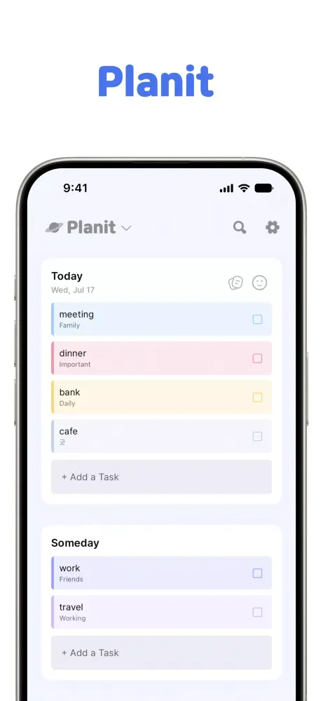 ภาพหน้าจอของ Planit