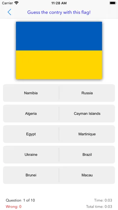 Zrzuty ekranu Countries!