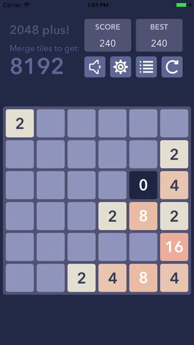 Capturas de pantalla de 2048+Colors