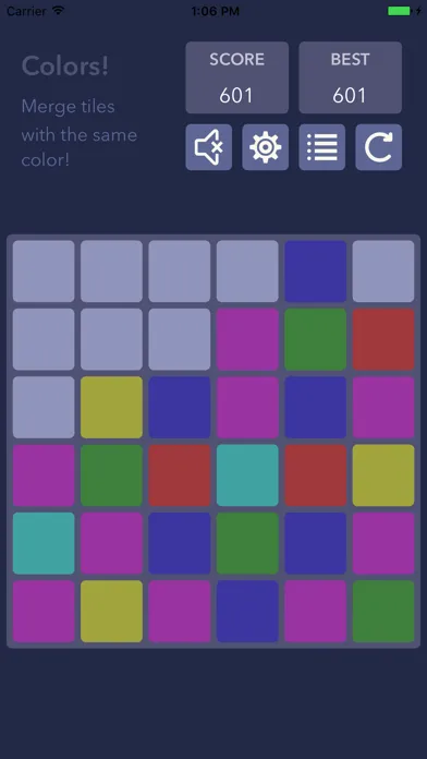 Capturas de pantalla de 2048+Colors