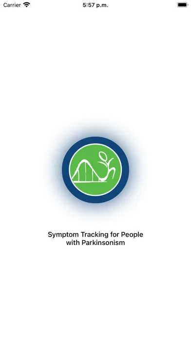 Tangkapan layar Parkinson Symptom Tracking