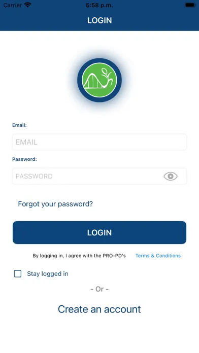 Tangkapan layar Parkinson Symptom Tracking