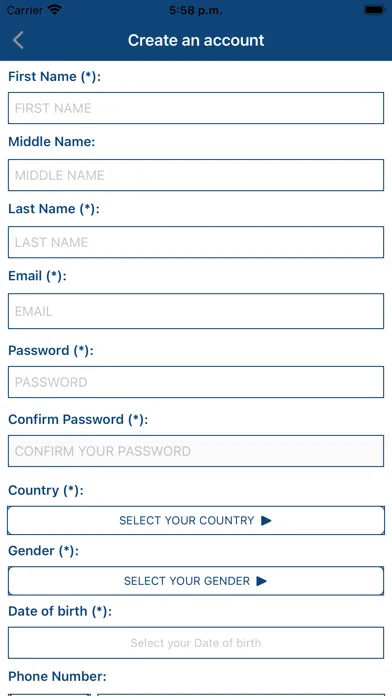 Tangkapan layar Parkinson Symptom Tracking