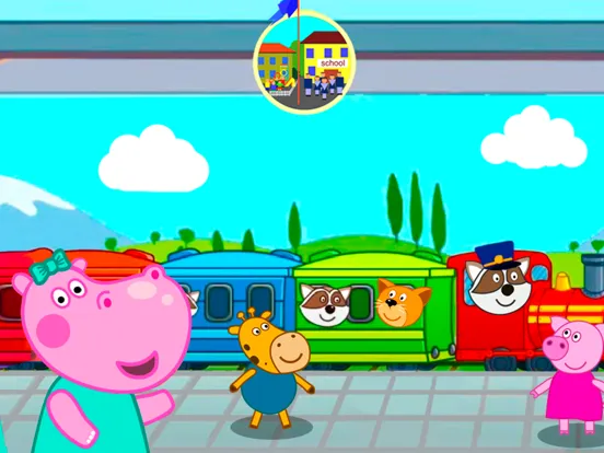 Скриншоты Hippo Trip: Railway Station iPad 