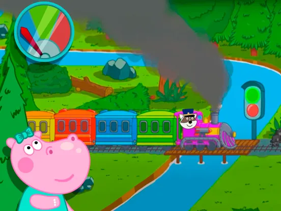 Скриншоты Hippo Trip: Railway Station iPad 