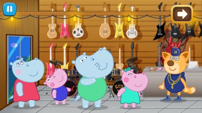 Captures d'écran de Hippo Super Musical Band