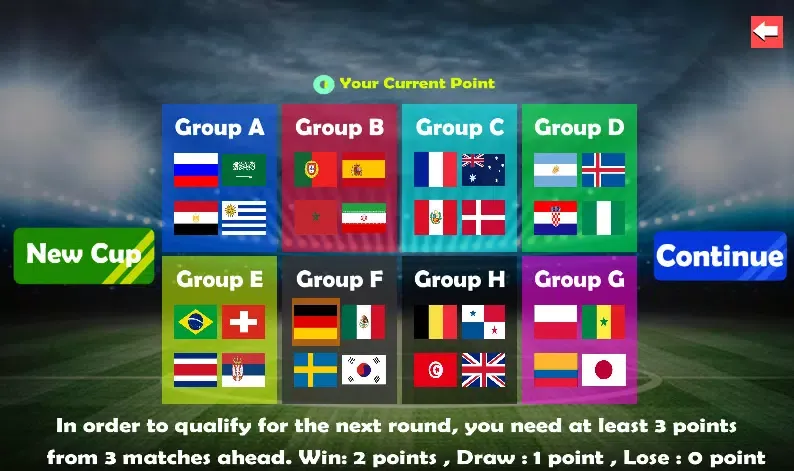 Zrzuty ekranu Asia and World Cup