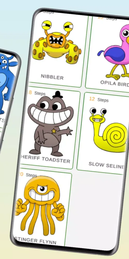 How to draw garten banbam Ekran Görüntüleri