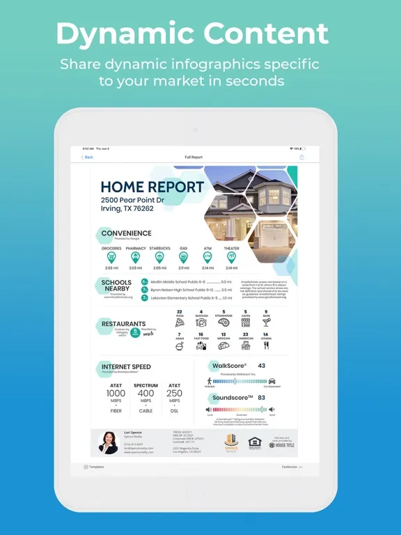 Скриншоты YourAgentApp ONE iPad