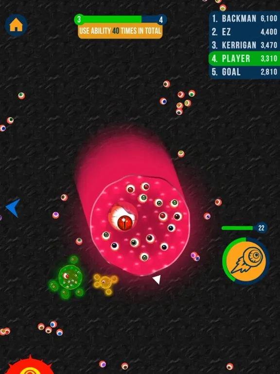 Alien Blob io iPad  স্ক্রিনশট