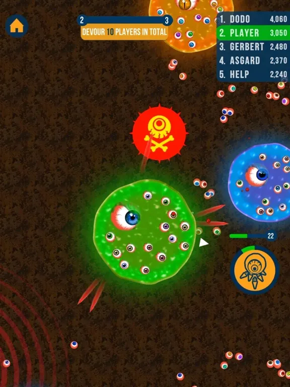 Alien Blob io iPad  স্ক্রিনশট