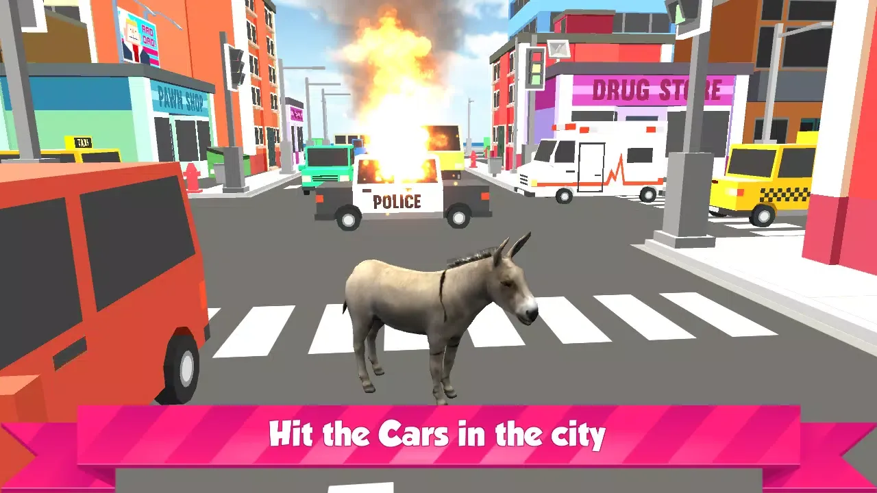 Donkey City Rampage Simulator Screenshots