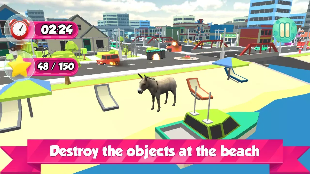 Donkey City Rampage Simulator Screenshots