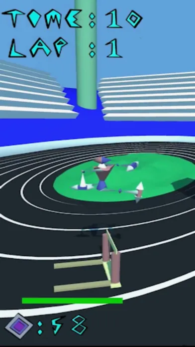 Tangkapan layar Swerve Hurdle