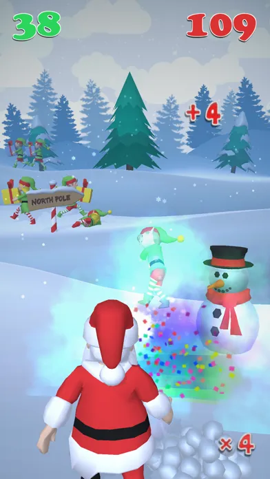 Screenshot di Snowball Santa