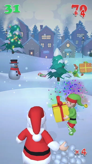 Screenshot di Snowball Santa