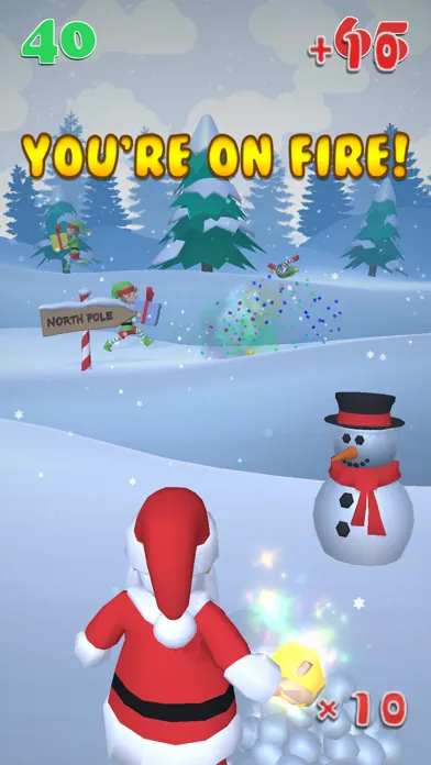 Screenshot di Snowball Santa