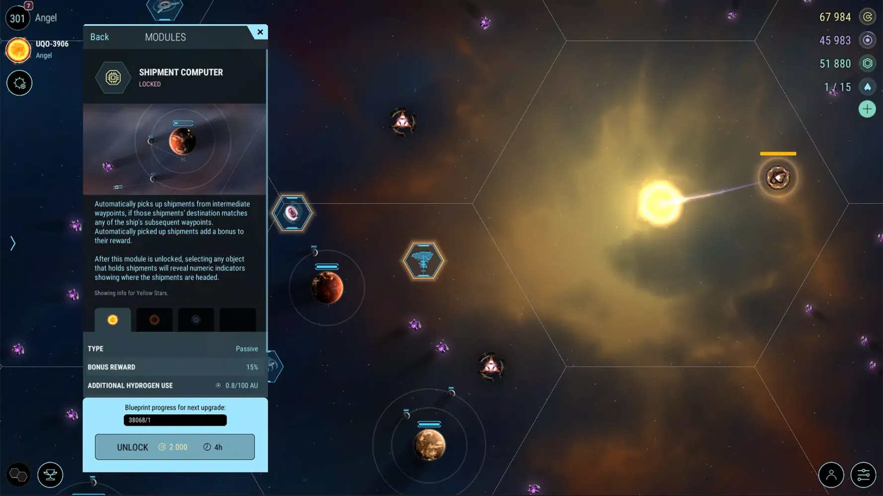 Ảnh chụp màn hình của Hades' Star: DARK NEBULA